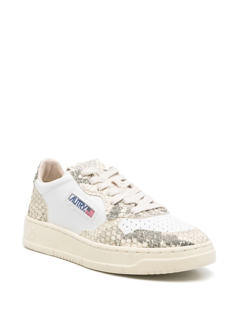 Sneakers AUTRY albi din piele - Img 2