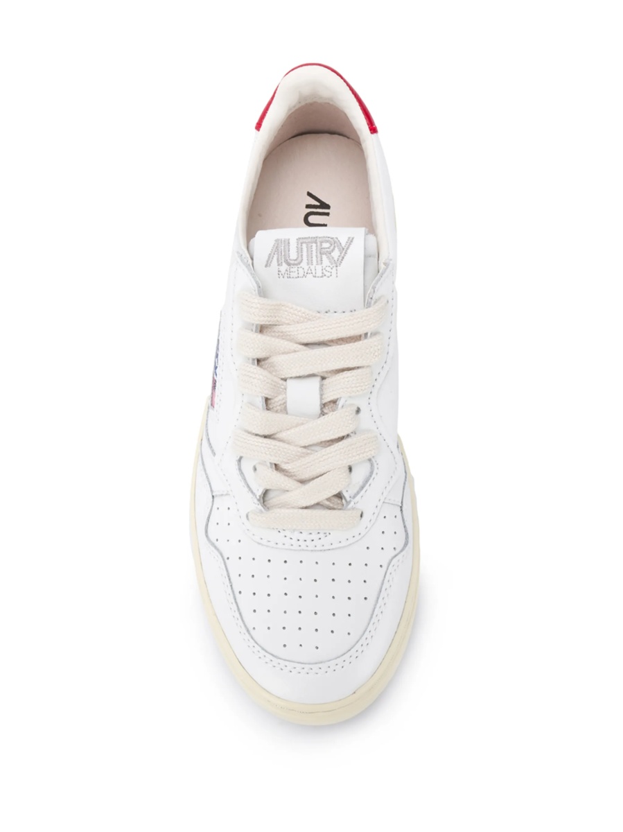 Sneakers AUTRY albi din piele - Img 4
