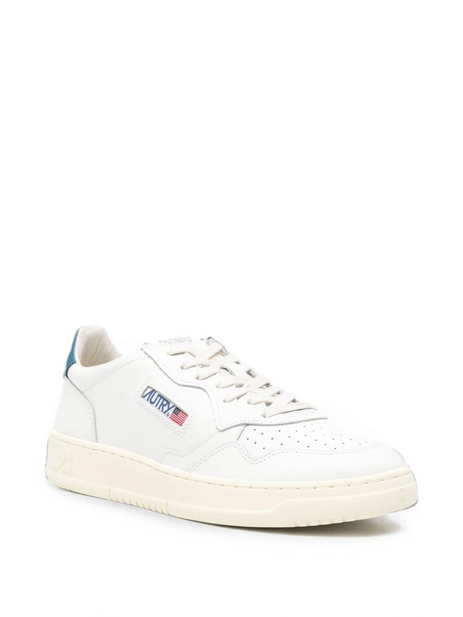 Sneakers AUTRY albi din piele - Img 2