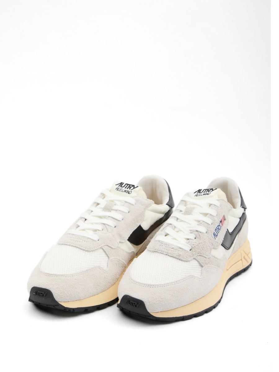 Sneakers AUTRY gri din piele si nylon - Img 2