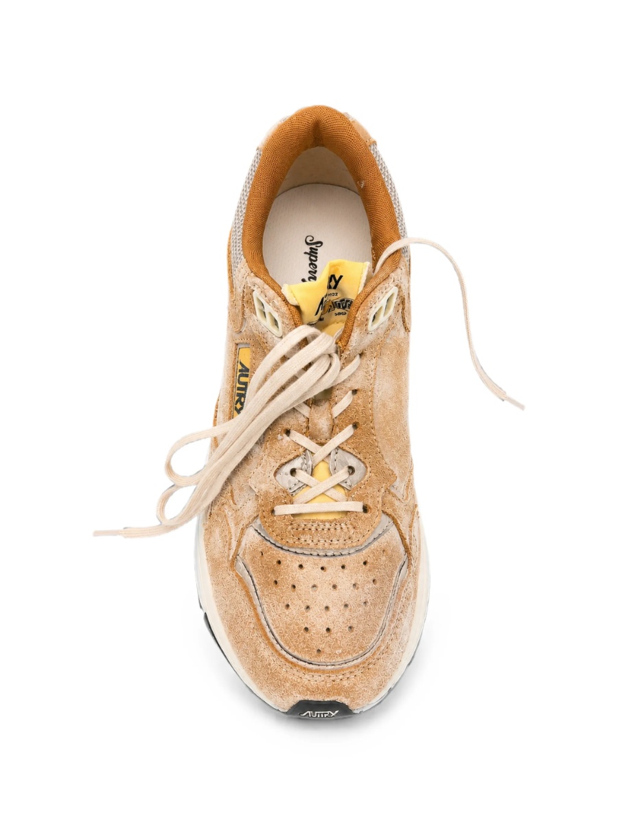 Sneakers AUTRY maro din piele intoarsa si poliuretan - Img 2