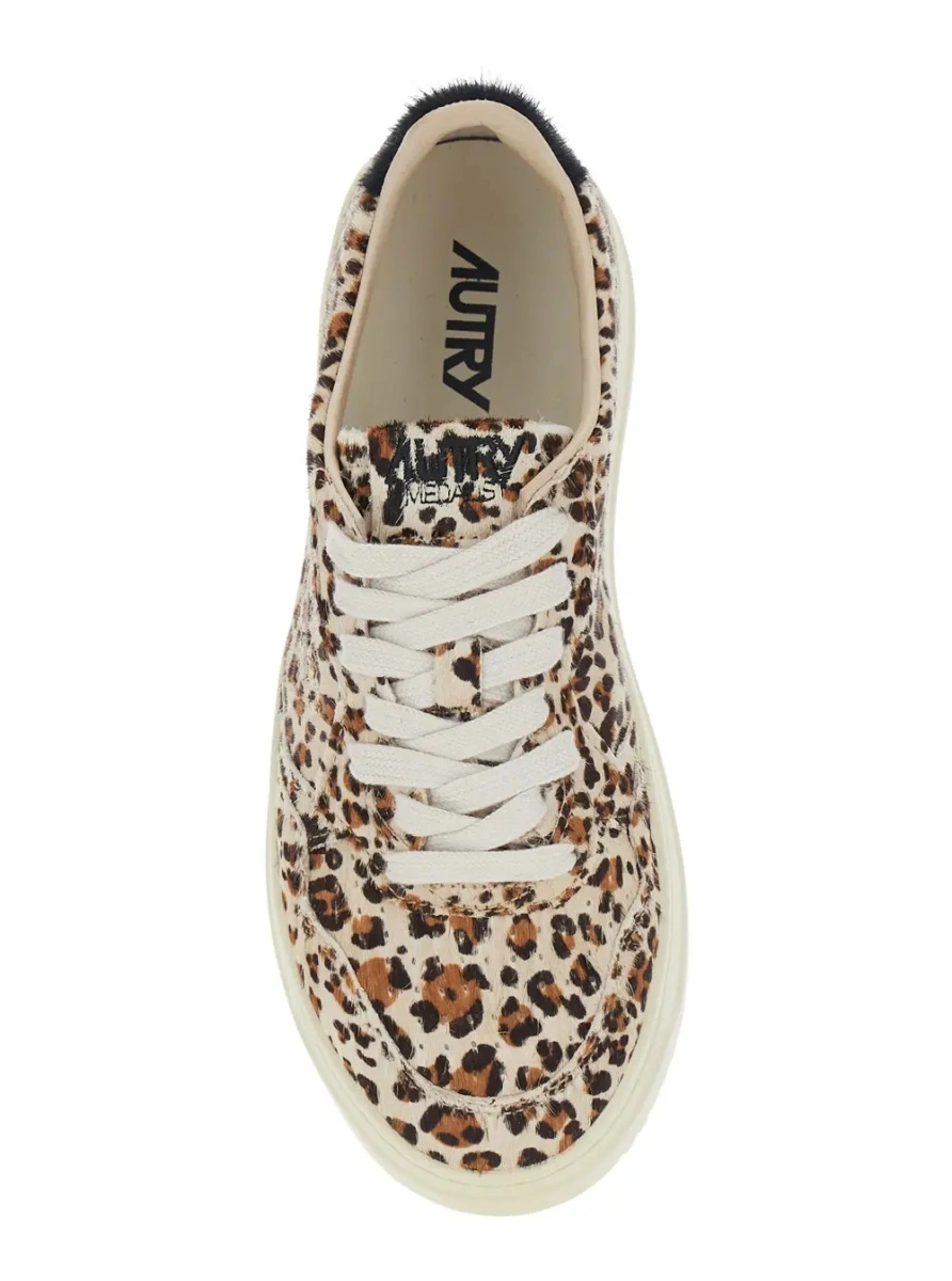 Sneakers AUTRY maro din piele 'Medalist' - Img 4