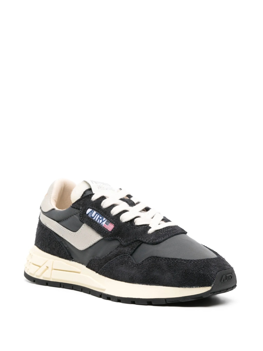 Sneakers AUTRY negri din nylon si piele intoarsa - Img 2