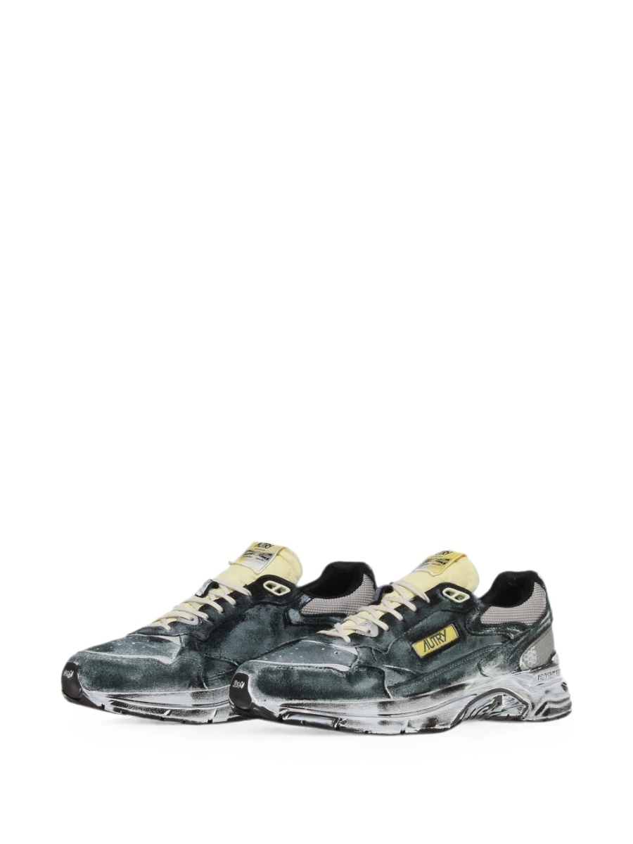Sneakers AUTRY negri din piele - Img 2