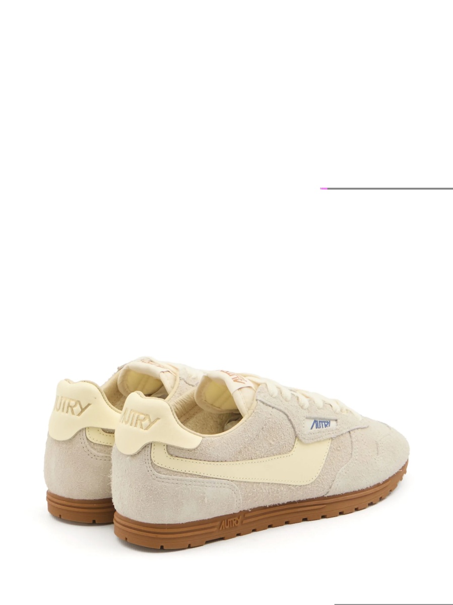 Sneakers AUTRY neutri din piele intoarsa - Img 3