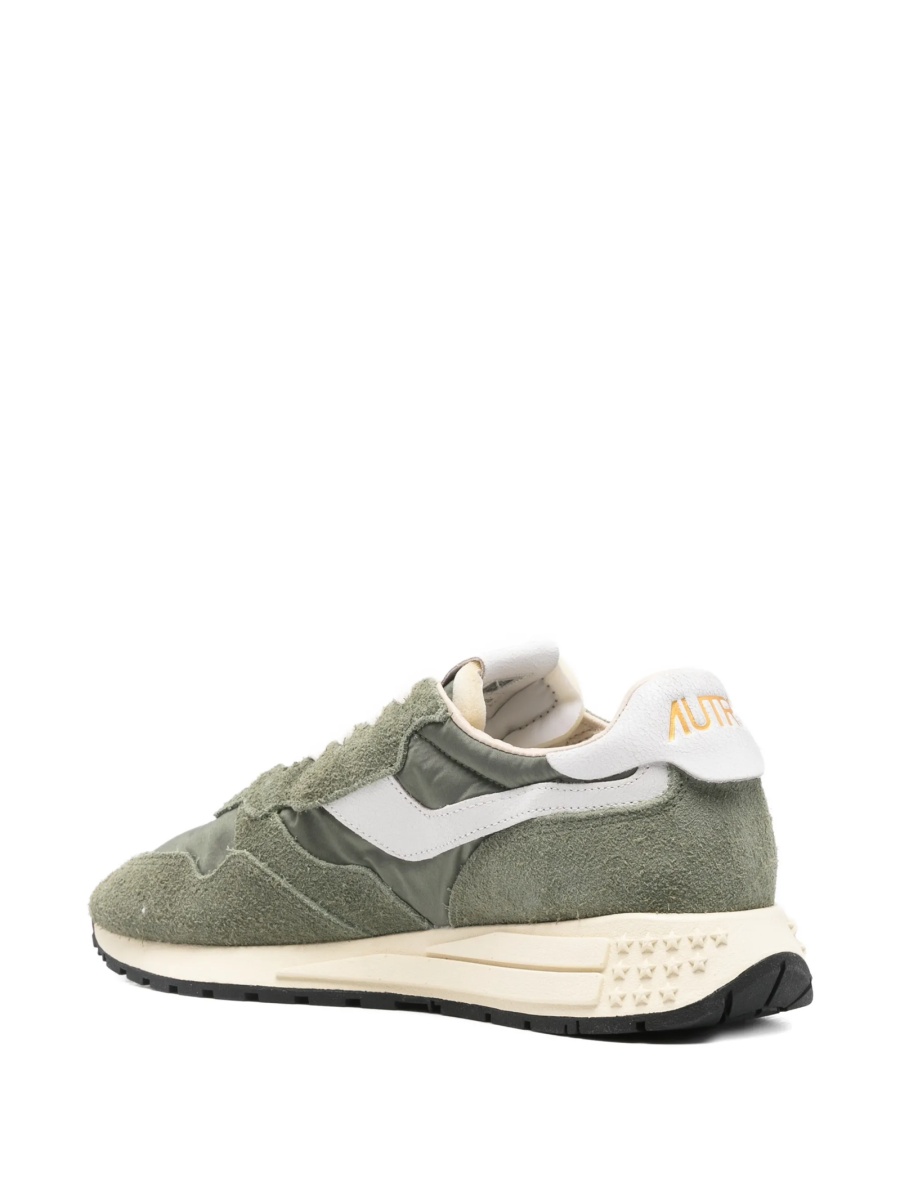 Sneakers AUTRY verzi din material textil si piele intoarsa - Img 3