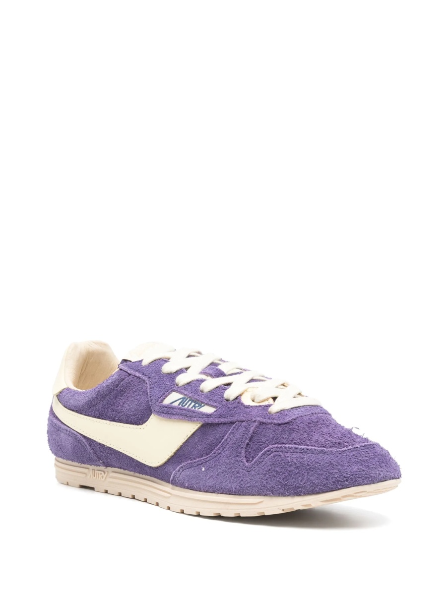Sneakers AUTRY violet din piele intoarsa - Img 2