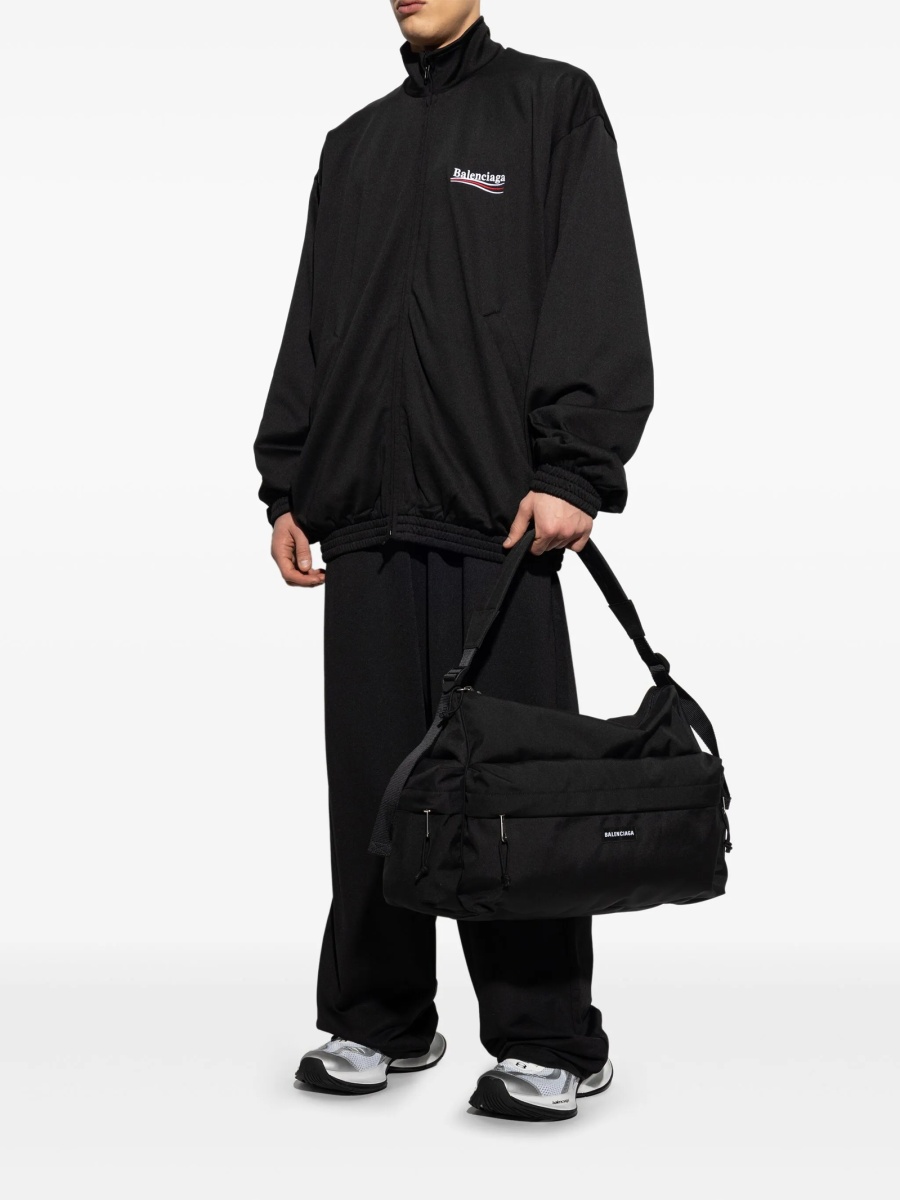 Sneakers Balenciaga albi din poliuretan si poliamida - Img 5