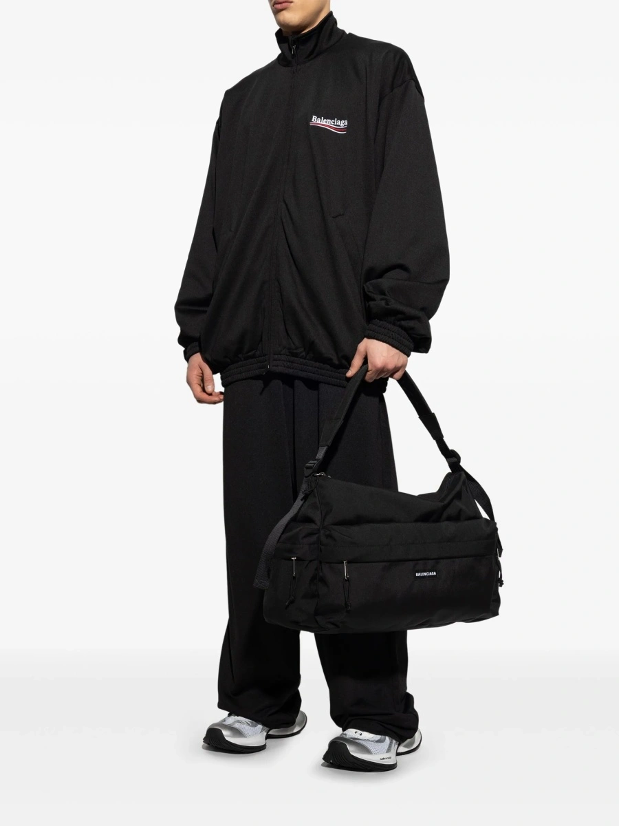 Sneakers Balenciaga albi din poliuretan si poliamida - Img 5