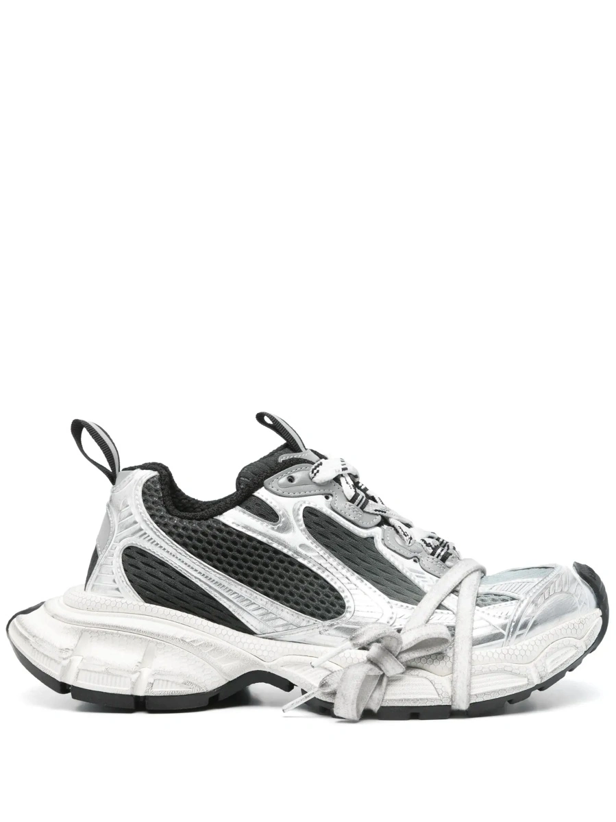Sneakers Balenciaga gri din material tehnic - Img 7