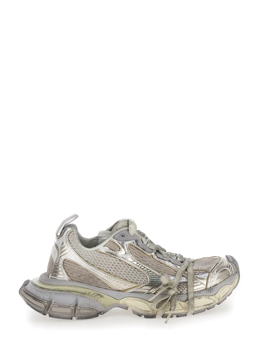 Sneakers Balenciaga gri din tesatura tehnica '3XL' - Img 4