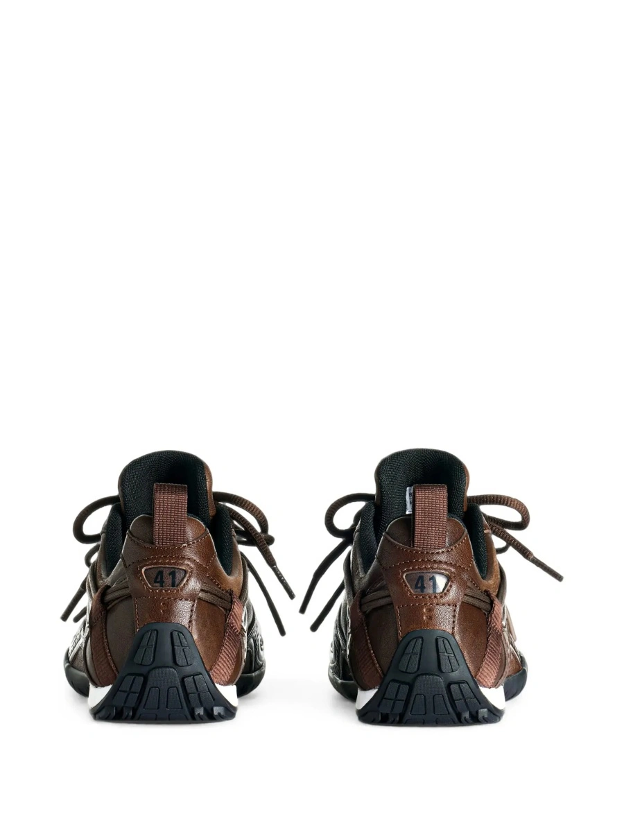 Sneakers Balenciaga maro din piele 'Radar' - Img 5