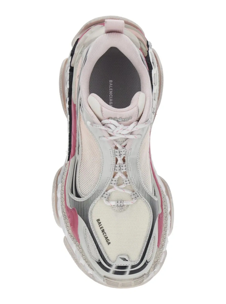 Sneakers Balenciaga 'Triple S' multicolor din piele - Img 4