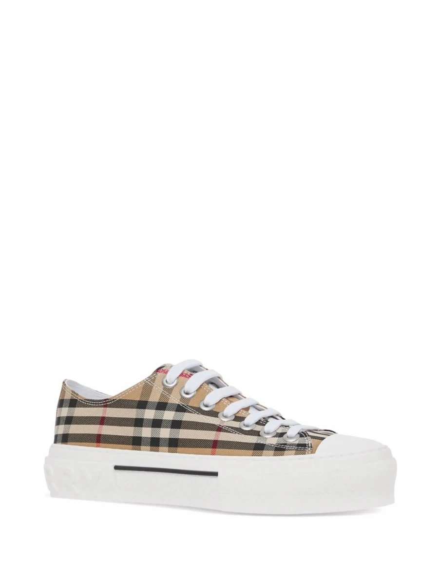 Sneakers Burberry bej din bumbac - Img 5