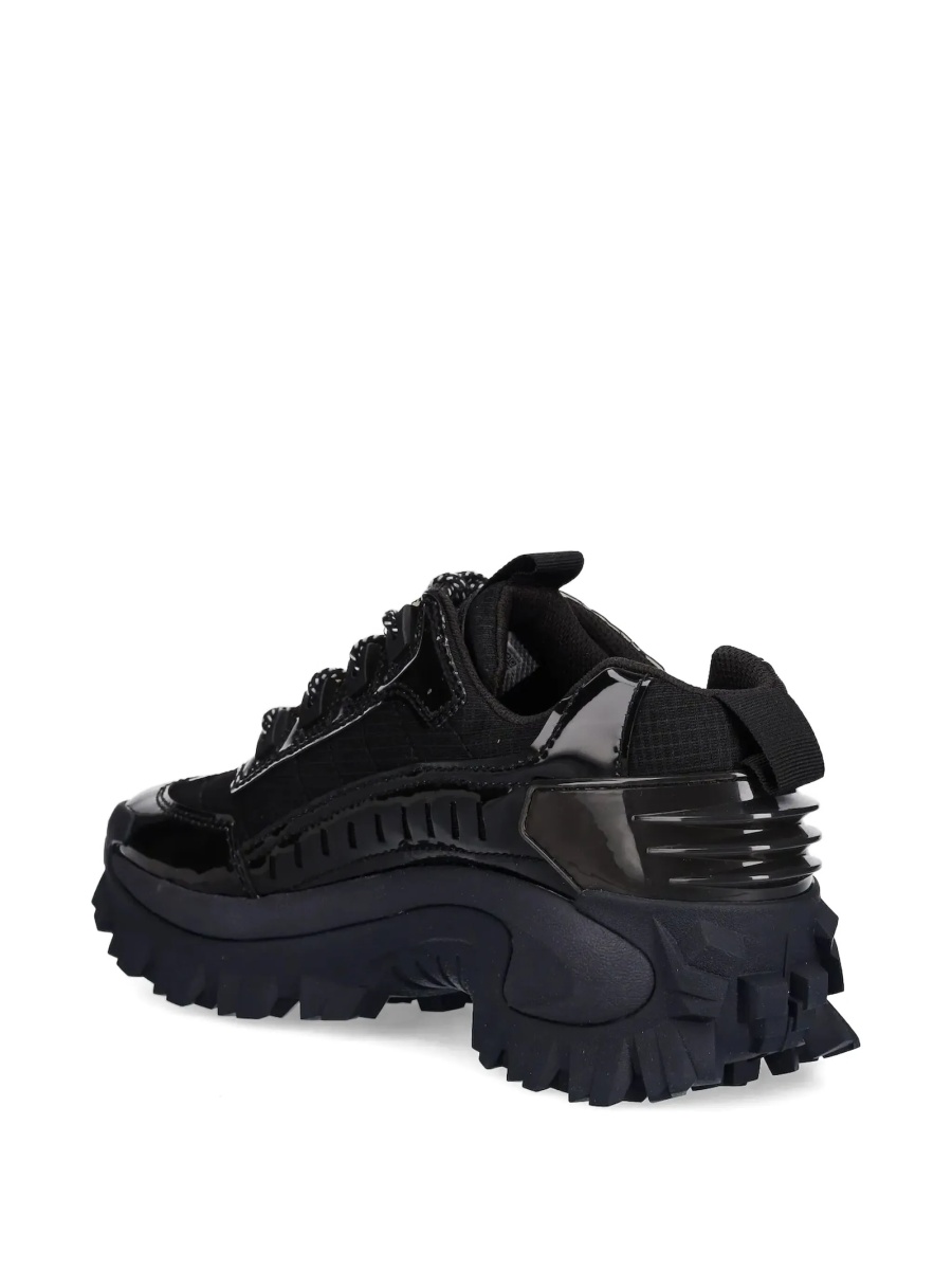 Sneakers Caterpillar negri din material textil si plastic - Img 3
