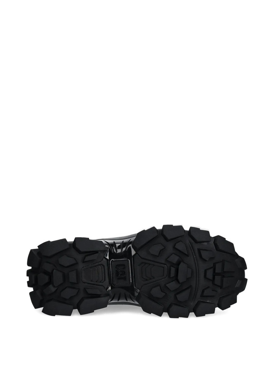 Sneakers Caterpillar negri din piele intoarsa si fibre - Img 4