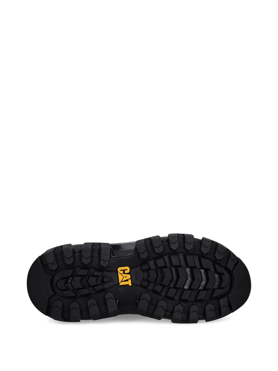 Sneakers Caterpillar negri din piele intoarsa si material textil - Img 5