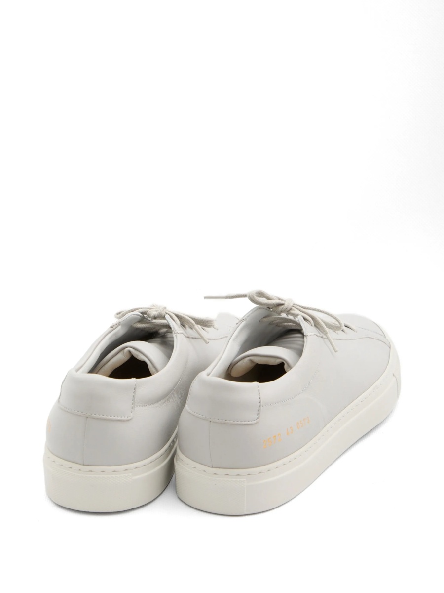 Sneakers Common Projects achilles gri din piele - Img 2