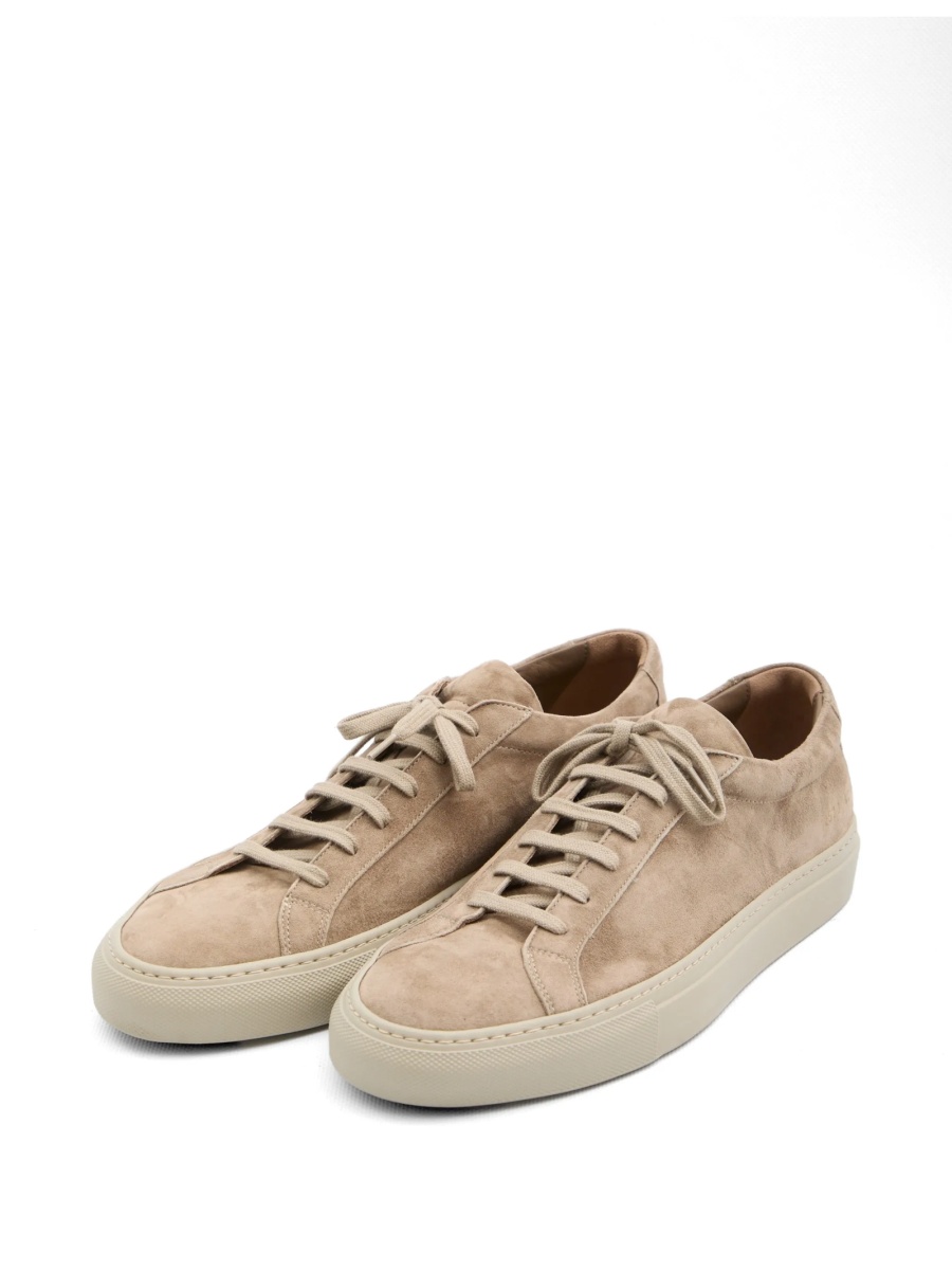 Sneakers Common Projects achilles neutri din piele intoarsa - Img 2