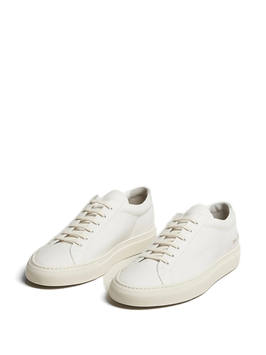 Sneakers Common Projects albi din bumbac - Img 2