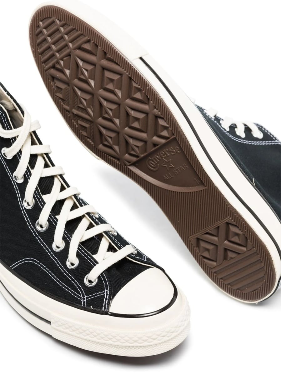 Sneakers Converse negri din material textil - Img 2
