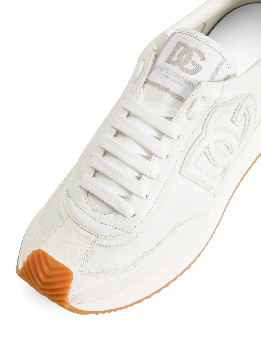 Sneakers Dolce &amp; Gabbana albi din piele - Img 4