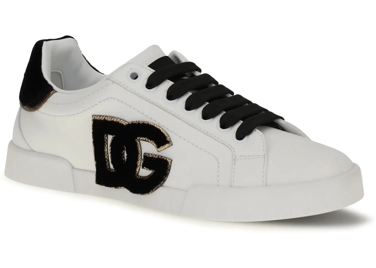 Sneakers Dolce &amp; Gabbana albi din piele - Img 2
