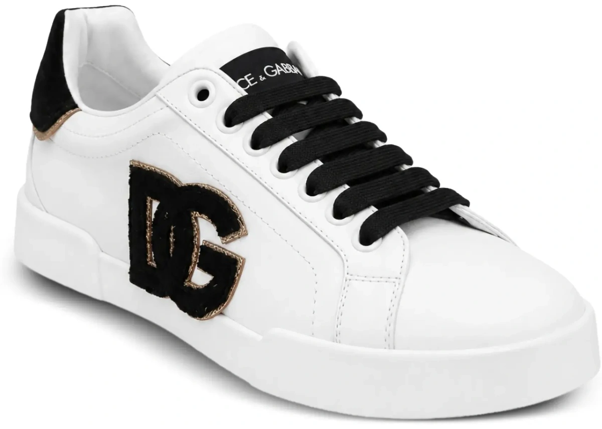 Sneakers Dolce &amp; Gabbana albi din piele - Img 5