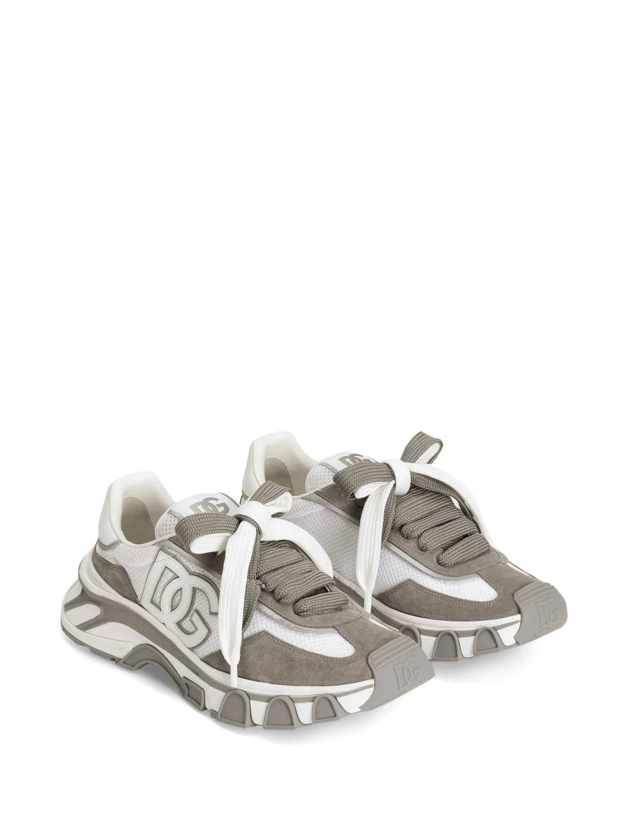 Sneakers Dolce &amp; Gabbana albi din polyester si nylon - Img 2