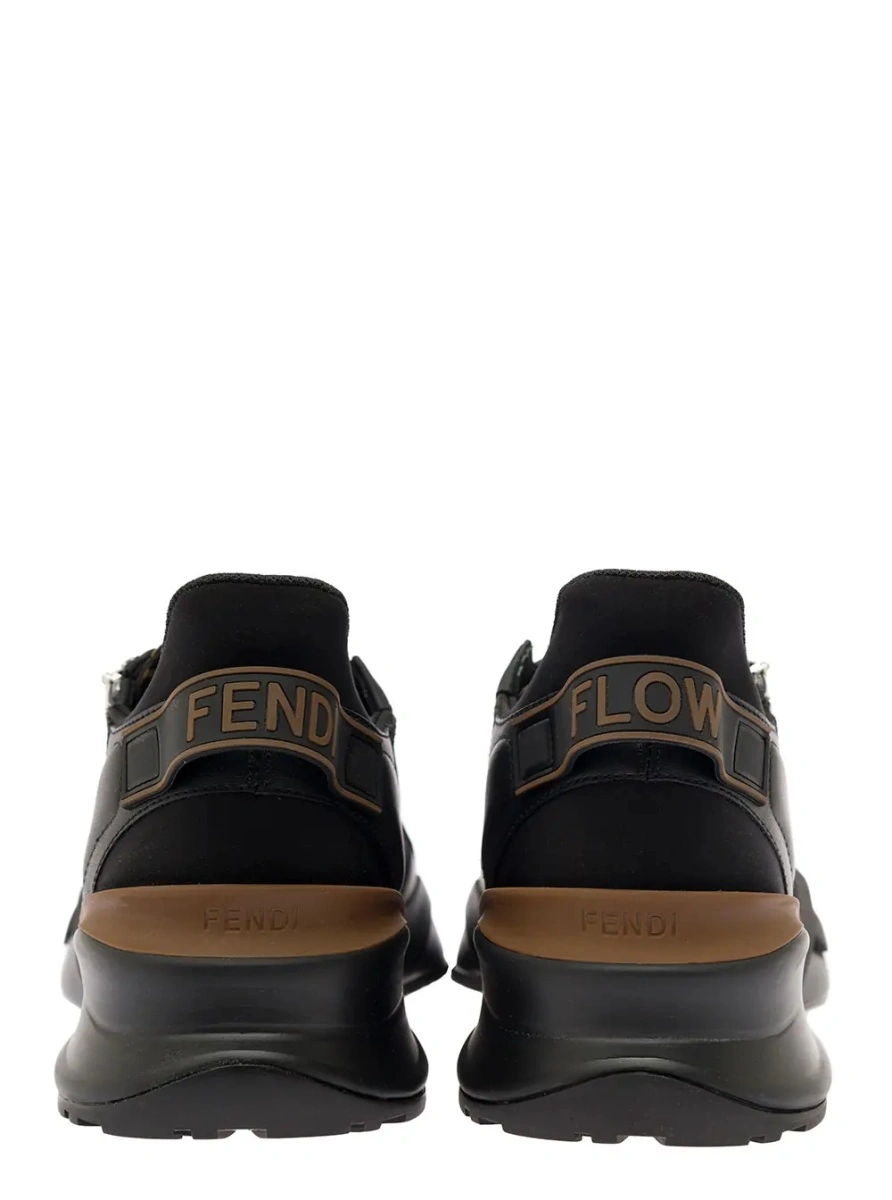 Sneakers Fendi 'Flow' negri din textil - Img 5