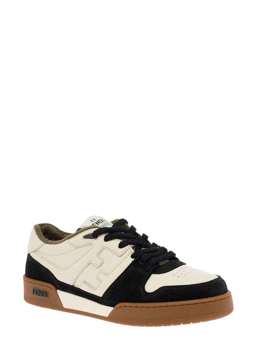 Sneakers Fendi negri din piele intoarsa - Img 2