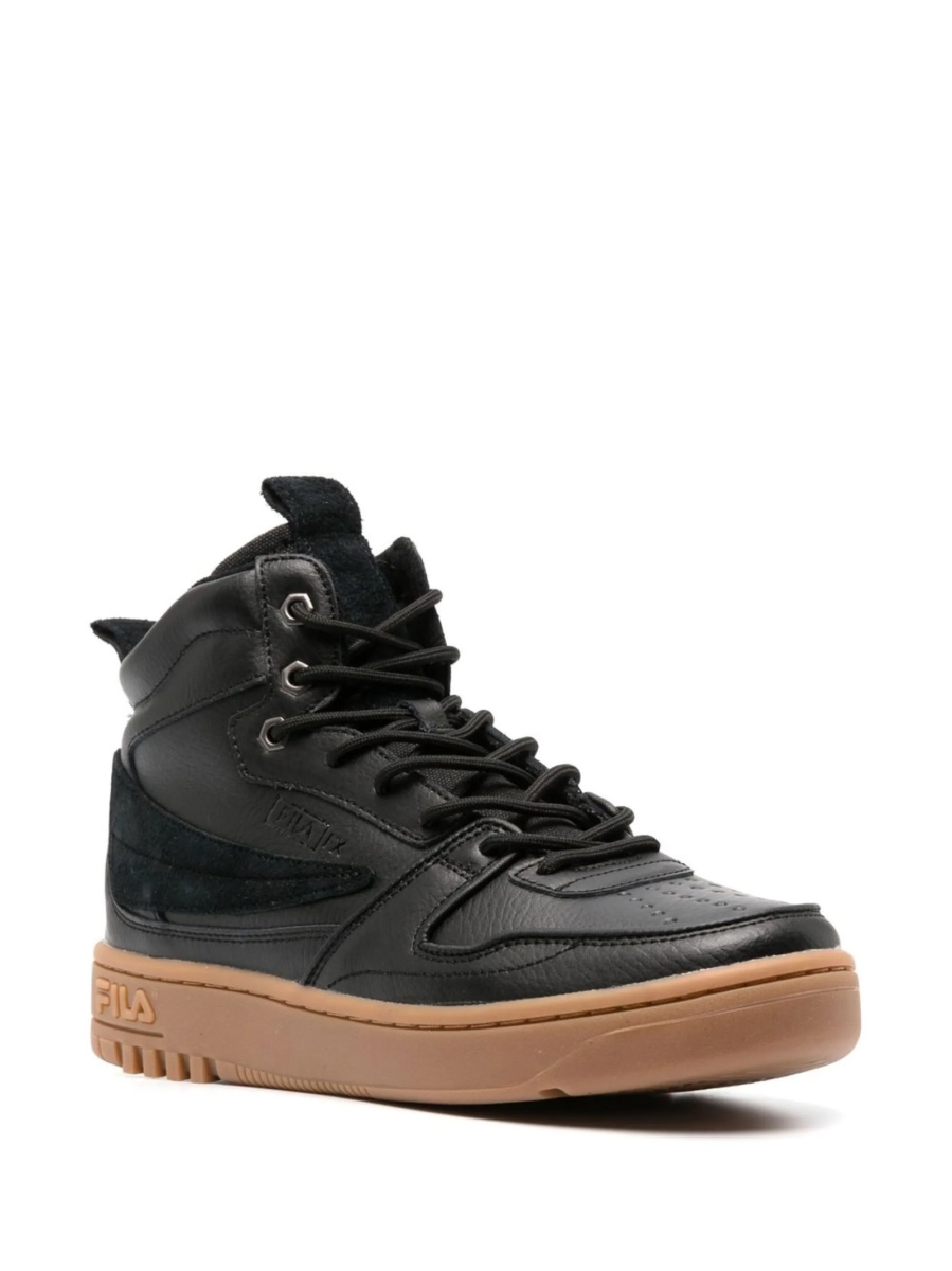 Sneakers Fila negri din piele - Img 2
