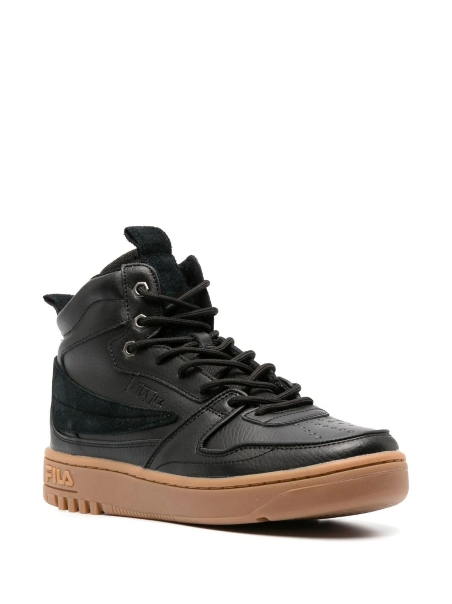 Sneakers Fila negri din piele - Img 2