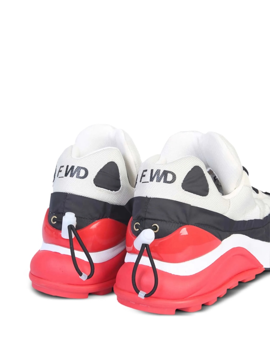 Sneakers FORWARD albi din material textil si poliuretan - Img 4