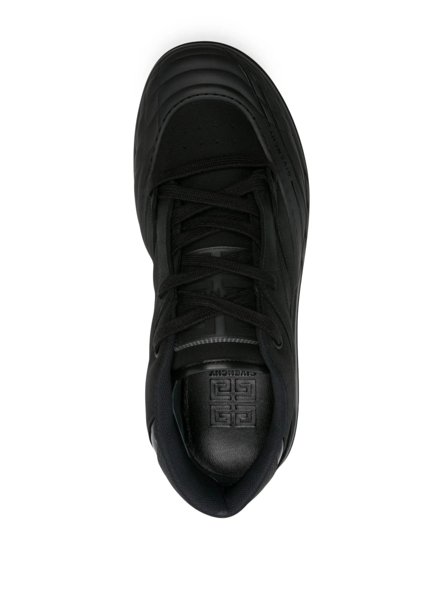 Sneakers Givenchy negri din material textil si piele - Img 4