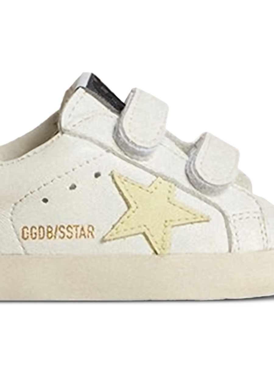 Sneakers Golden Goose albi din piele si pet - Img 2