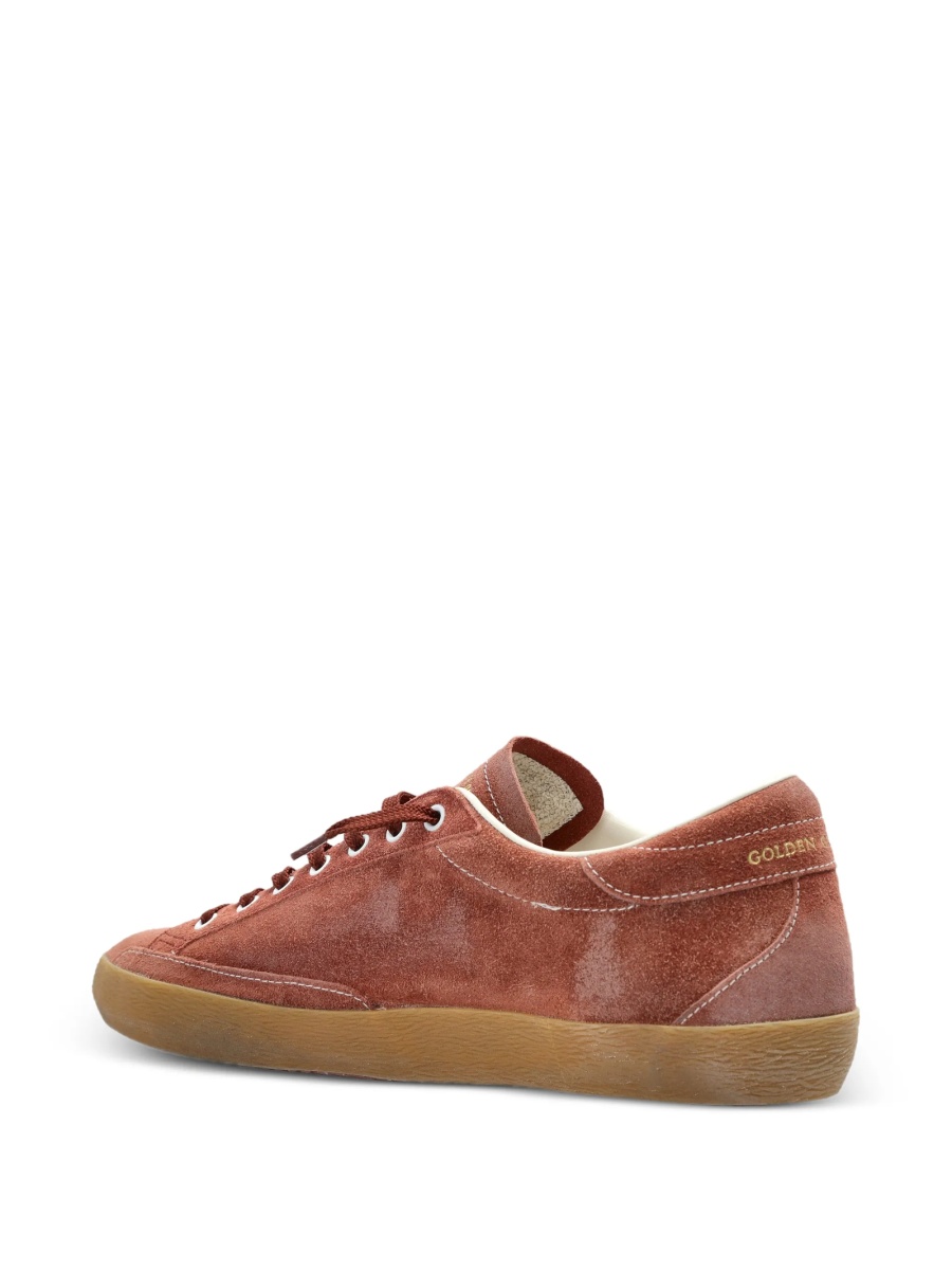 Sneakers Golden Goose star maro din piele intoarsa - Img 3