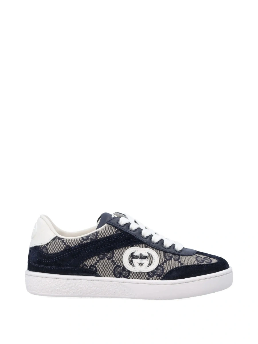 Sneakers Gucci albastri din canvas GG Supreme - Img 5