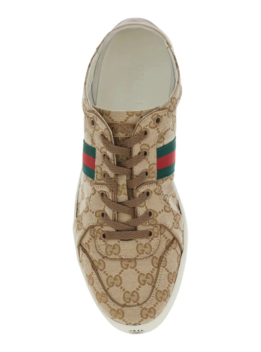 Sneakers Gucci bej din canvas GG - Img 4
