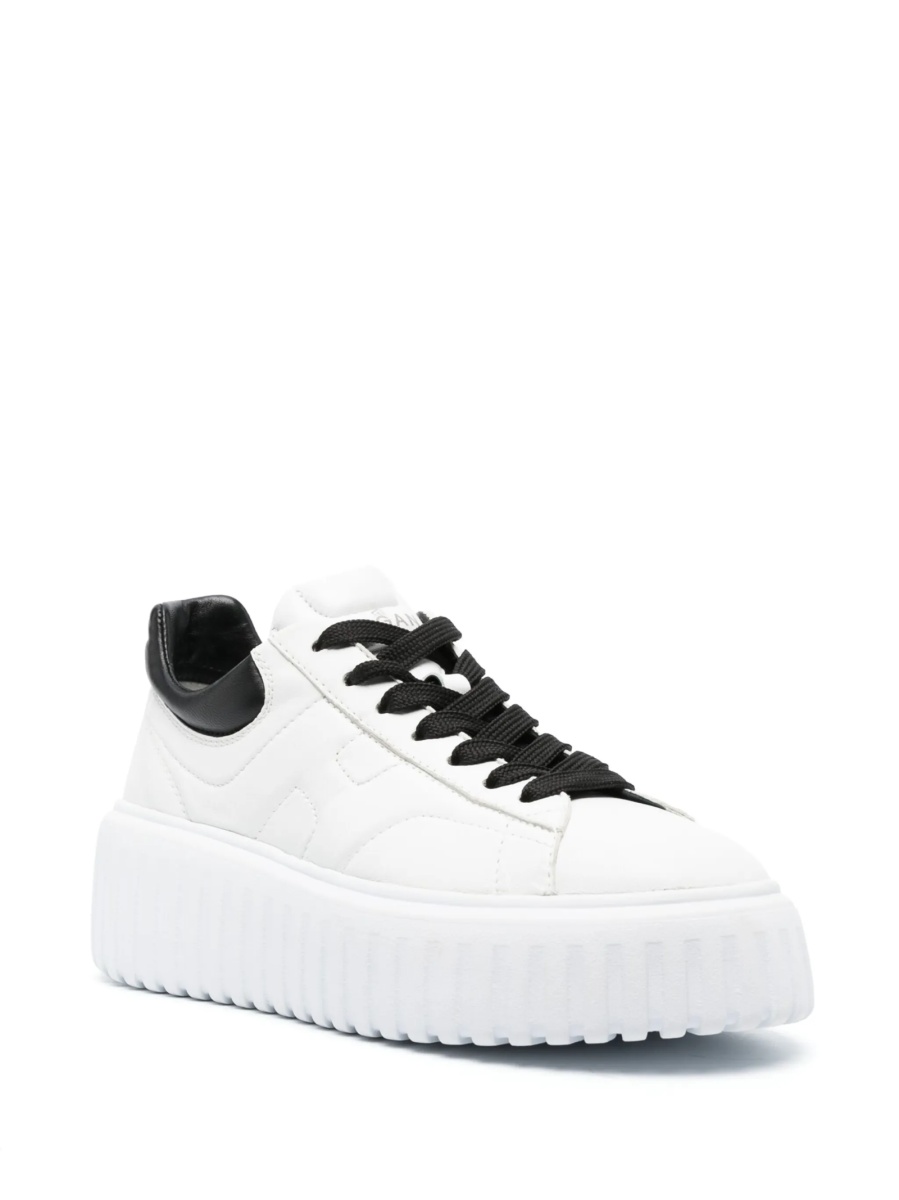 Sneakers Hogan albi din piele - Img 6