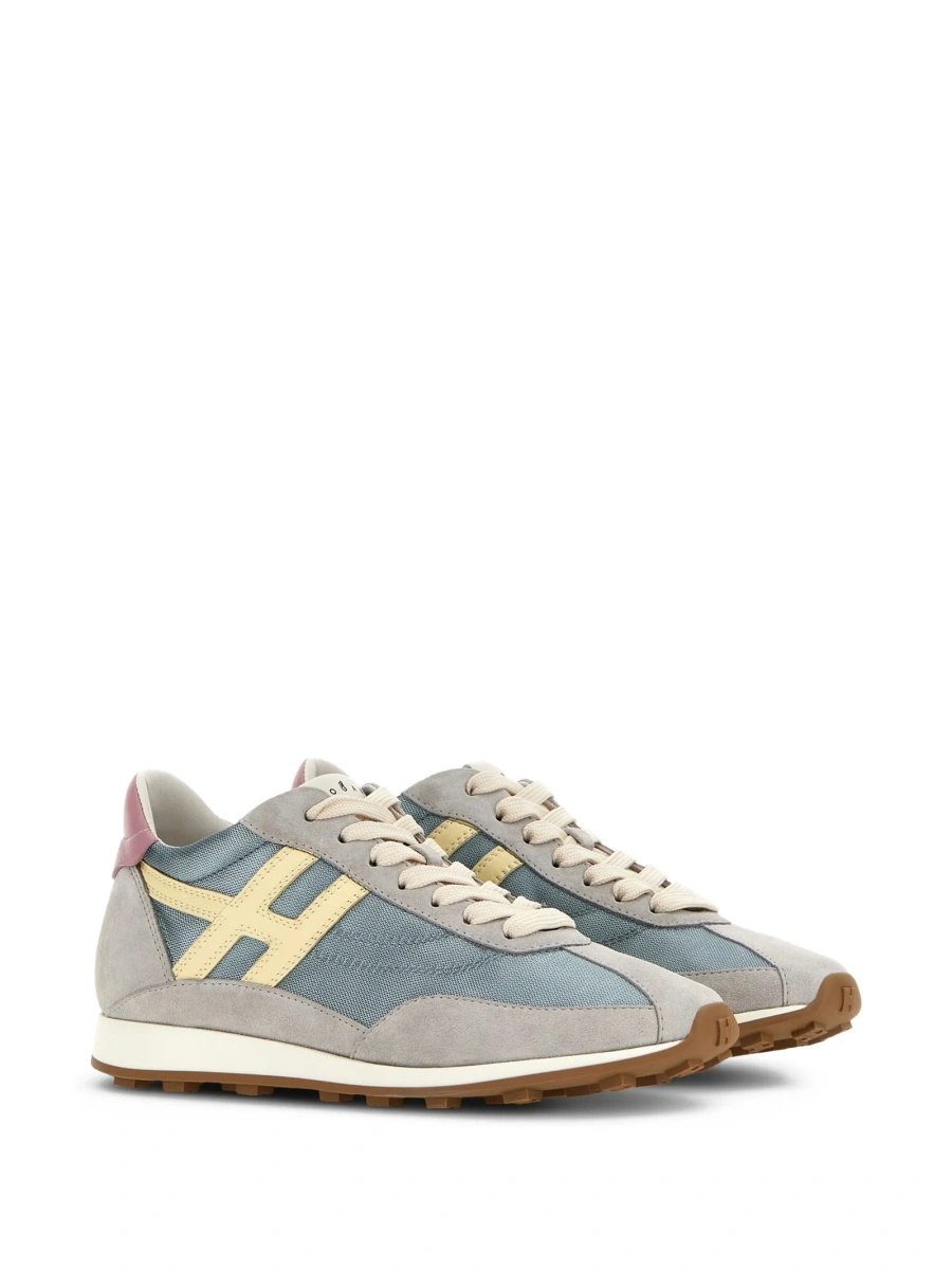Sneakers Hogan gri din piele - Img 2