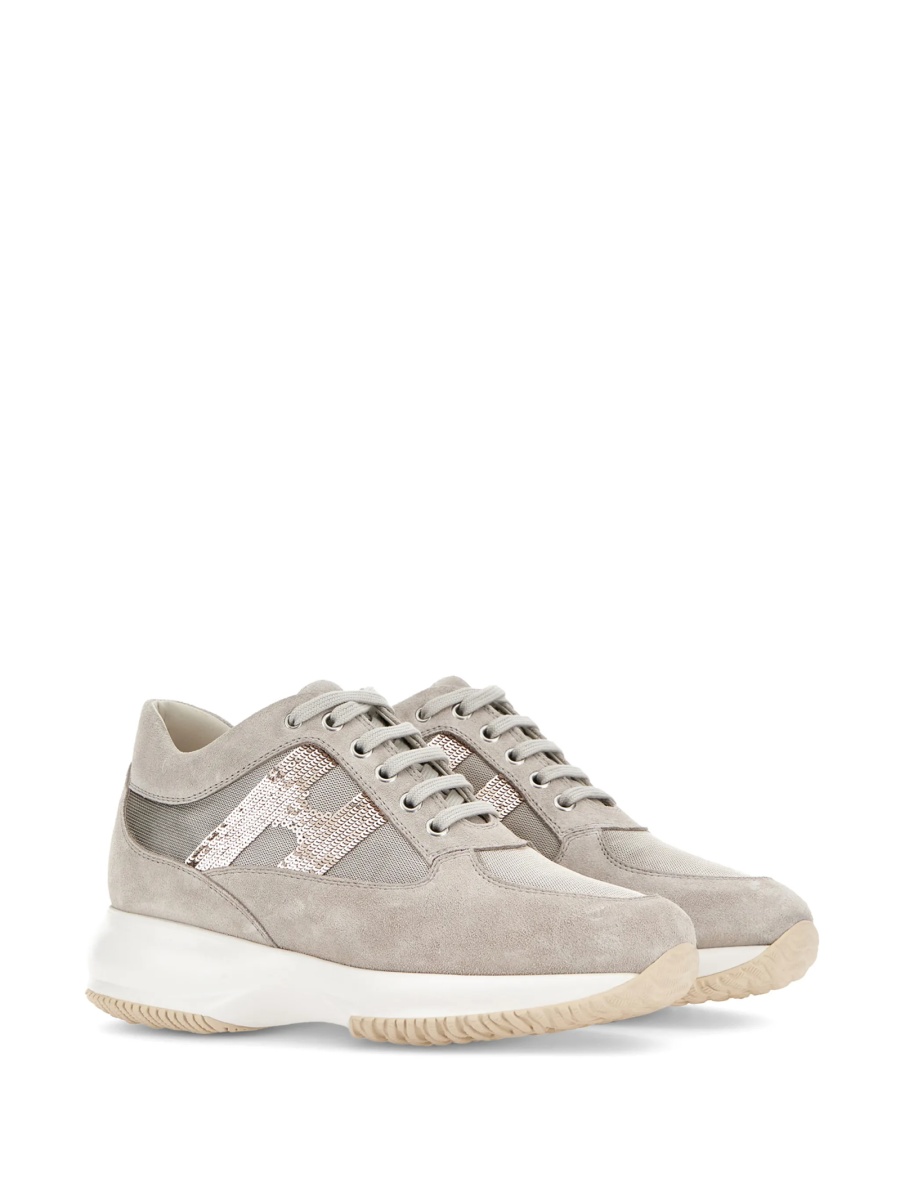 Sneakers Hogan interactive gri din piele - Img 2