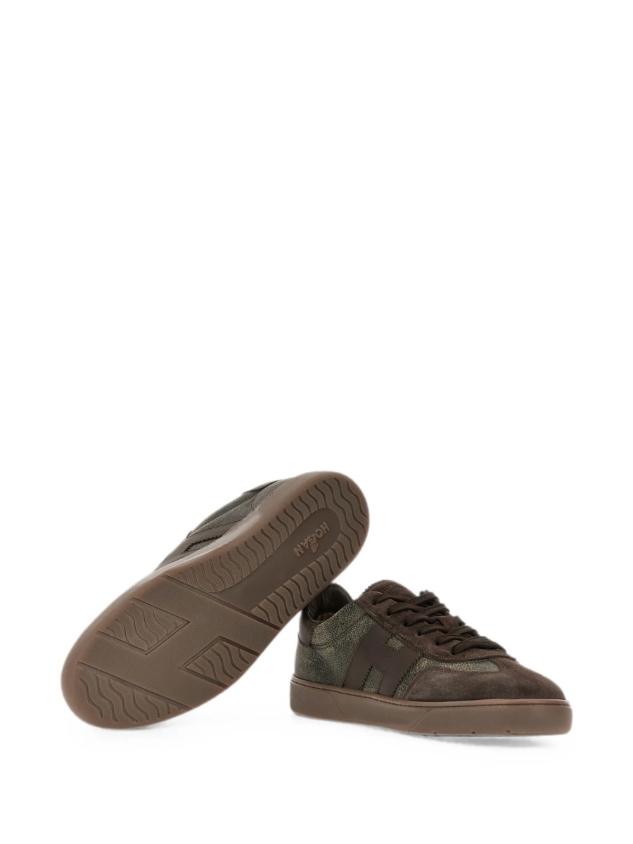 Sneakers Hogan maro din piele - Img 5