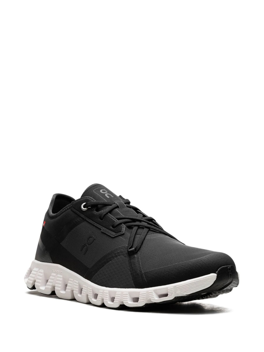 Sneakers Hogan negri din material textil - Img 2
