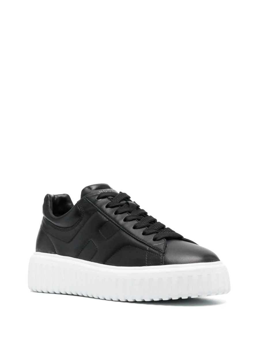 Sneakers Hogan negri din piele - Img 2
