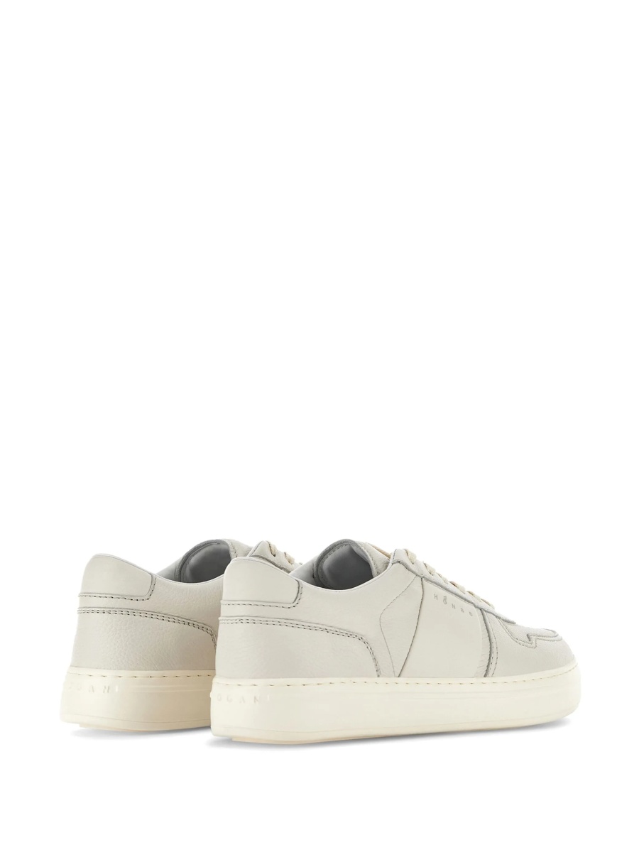 Sneakers Hogan neutri din piele - Img 3