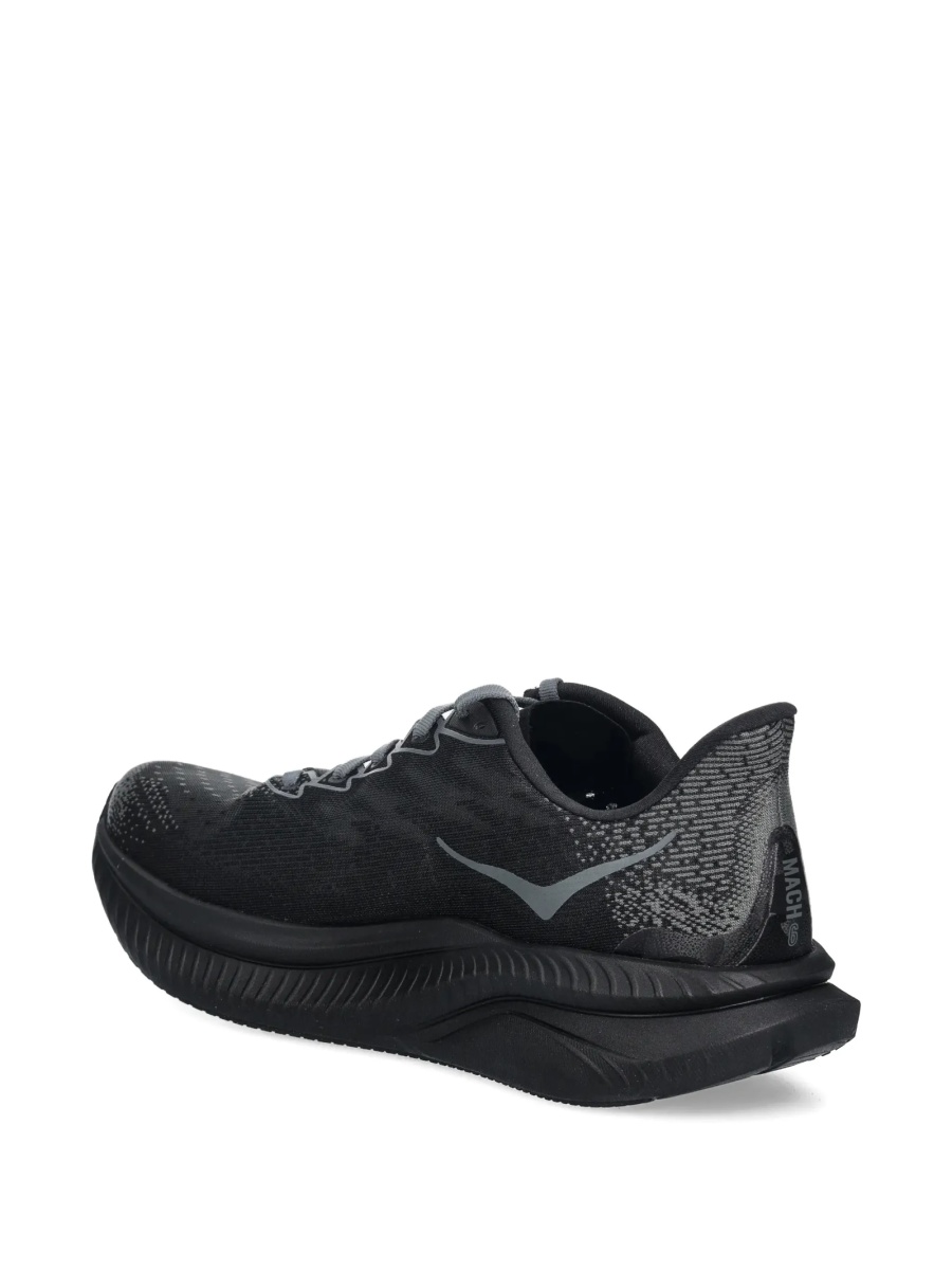 Sneakers Hoka One One gri din material textil - Img 3