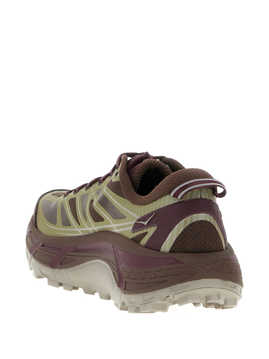 Sneakers Hoka One One maro din material textil si poliuretan - Img 4
