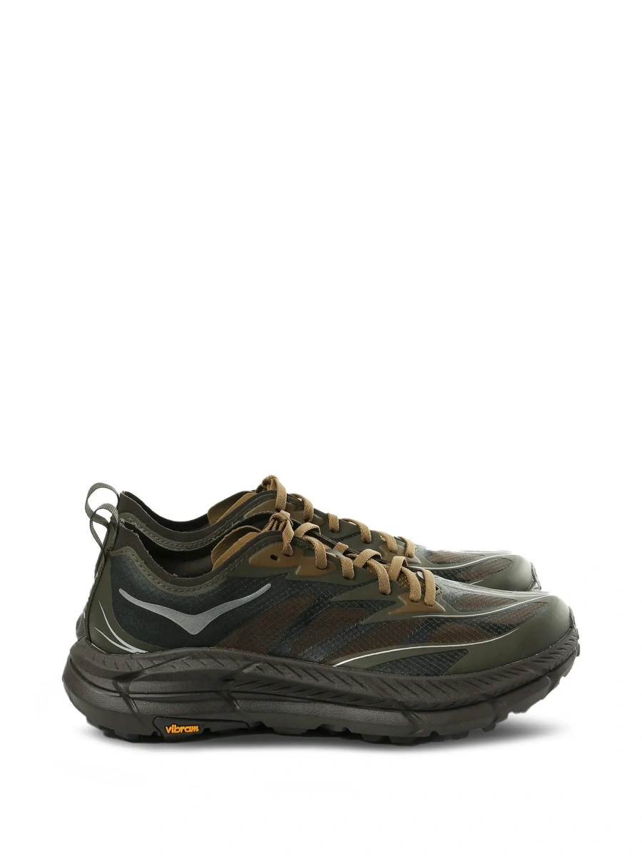 Sneakers Hoka One One maro din material textil - Img 7