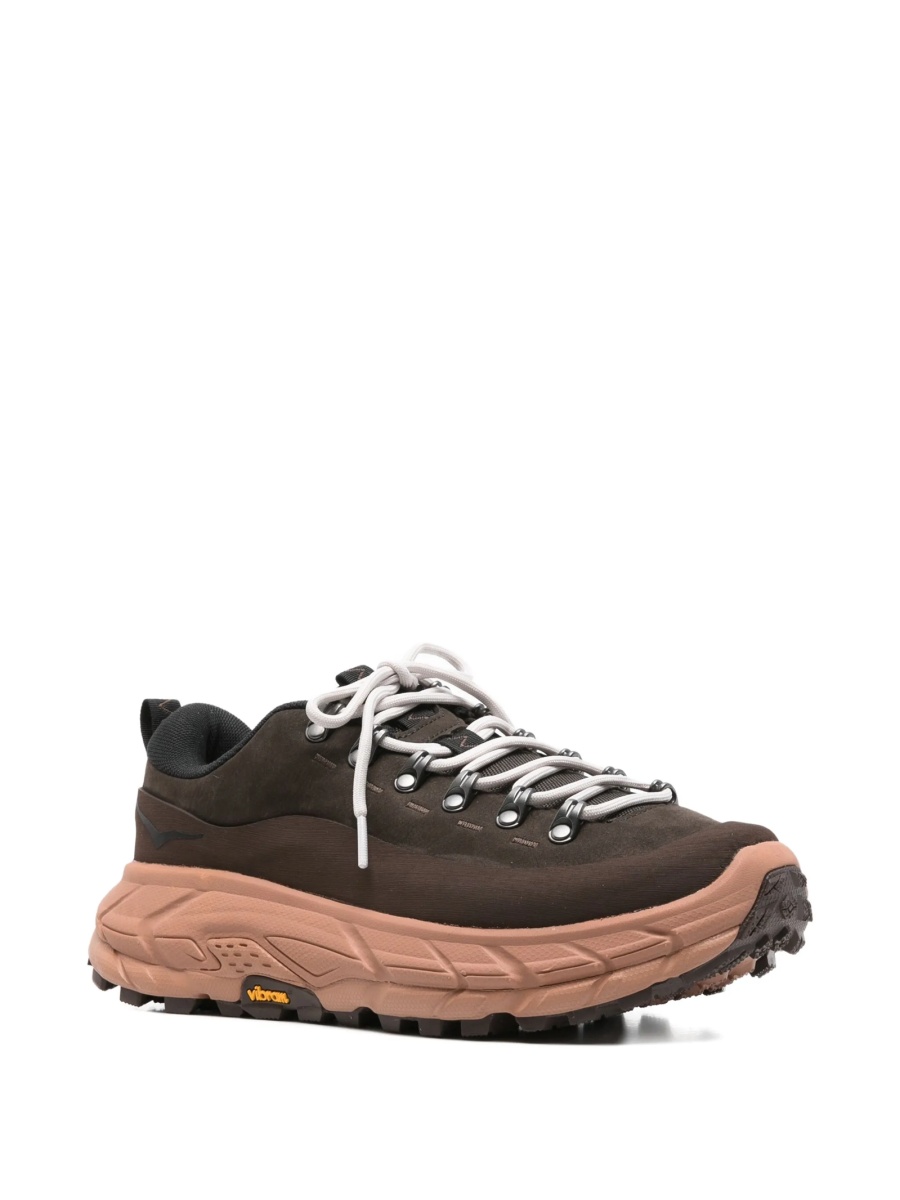 Sneakers Hoka One One maro din piele - Img 2